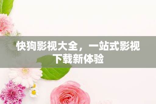 一站式影视下载新体验图片