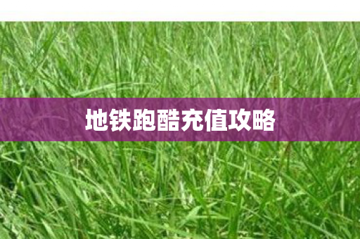 地铁跑酷充值攻略图片