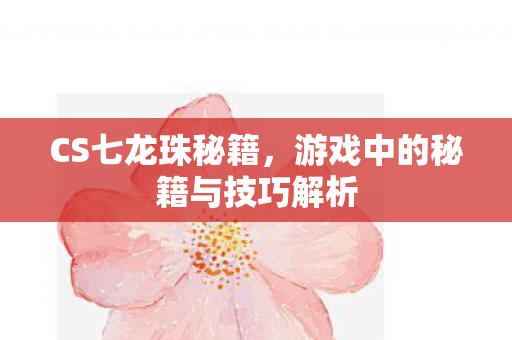 游戏中的秘籍与技巧解析图片