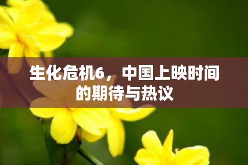 中国上映时间的期待与热议图片