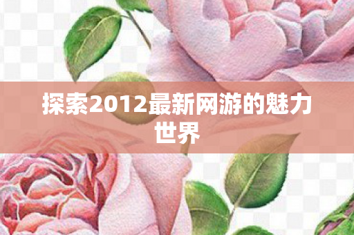 探索2012最新网游的魅力世界图片