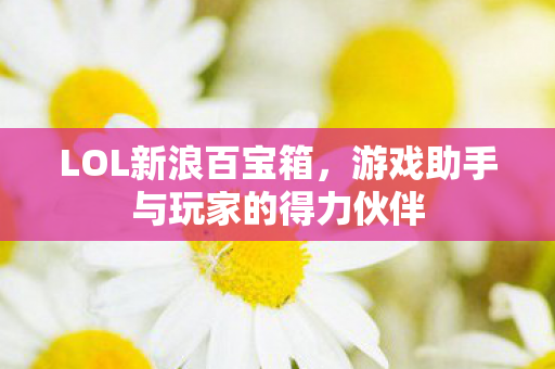 游戏助手与玩家的得力伙伴图片