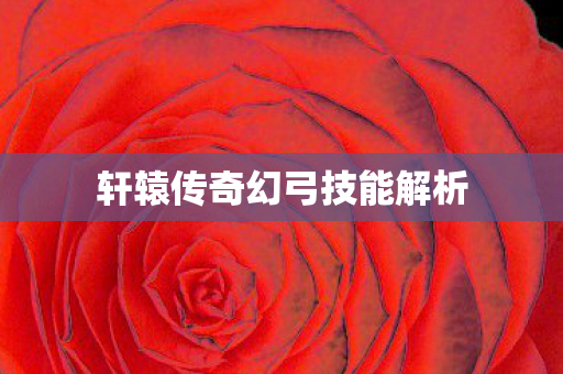 轩辕传奇幻弓技能解析图片