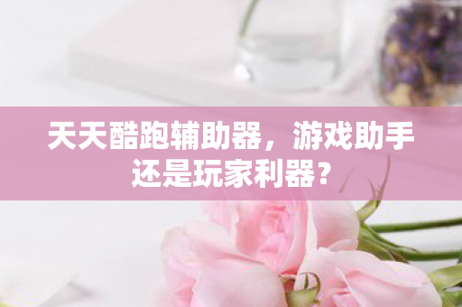 游戏助手还是玩家利器图片