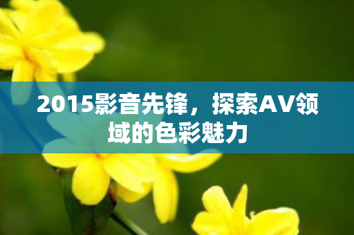 探索AV领域的色彩魅力图片