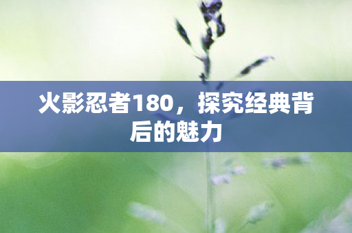 探究经典背后的魅力图片