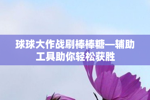辅助工具助你轻松获胜图片
