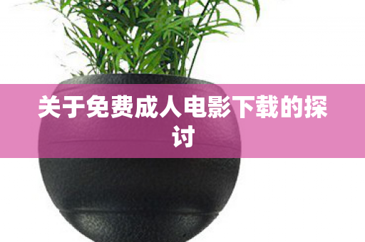 关于免费成人电影下载的探讨图片