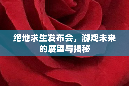 游戏未来的展望与揭秘图片