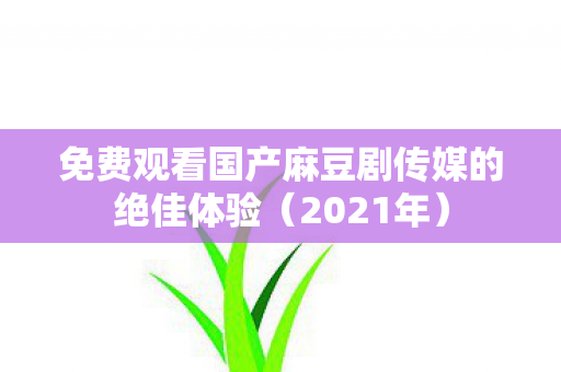 免费观看国产麻豆剧传媒的绝佳体验图片