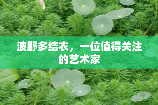 一位值得关注的艺术家图片