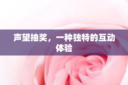 一种独特的互动体验图片