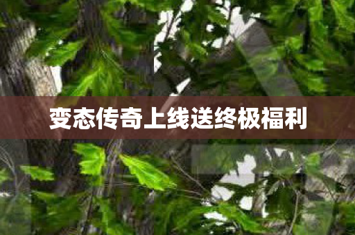 变态传奇上线送终极福利图片