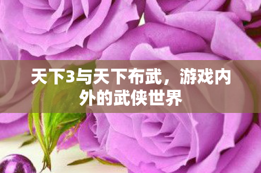游戏内外的武侠世界图片