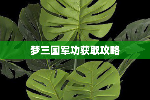 梦三国军功获取攻略图片