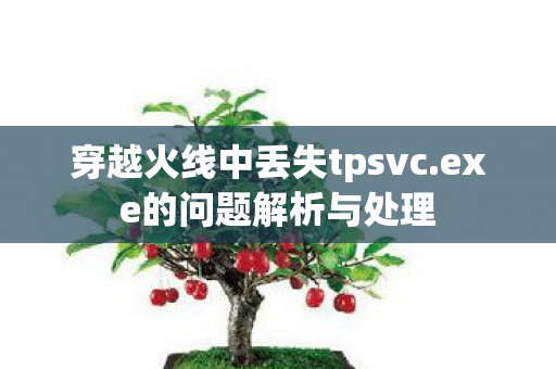 穿越火线中丢失tpsvc图片