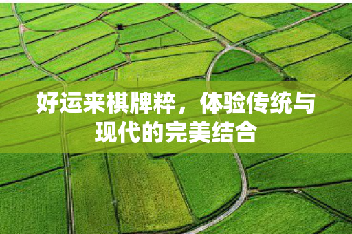 体验传统与现代的完美结合图片