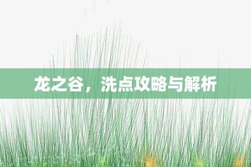 洗点攻略与解析图片