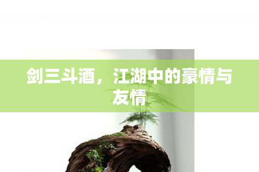 江湖中的豪情与友情图片