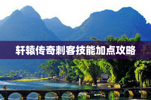 轩辕传奇刺客技能加点攻略图片