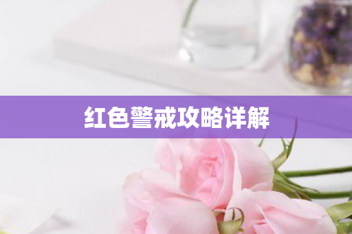 红色警戒攻略详解图片