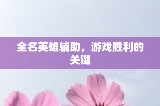 游戏胜利的关键图片
