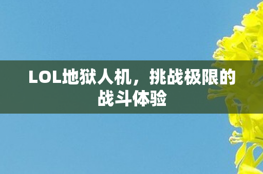 挑战极限的战斗体验图片