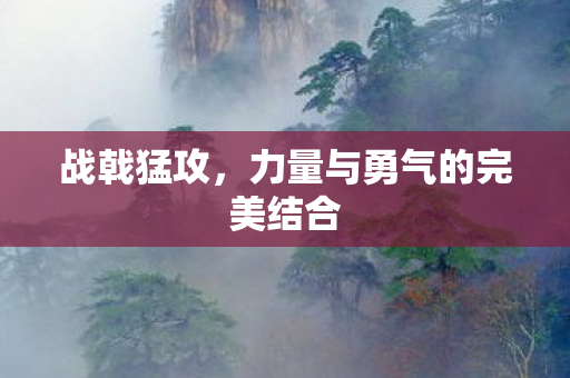 力量与勇气的完美结合图片