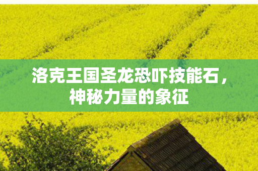 洛克王国圣龙恐吓技能石图片