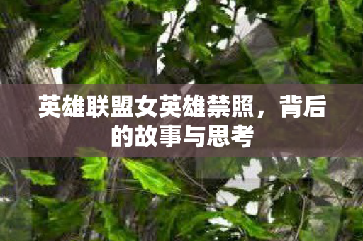 英雄联盟女英雄禁照图片