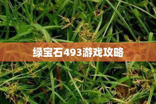 绿宝石493游戏攻略图片