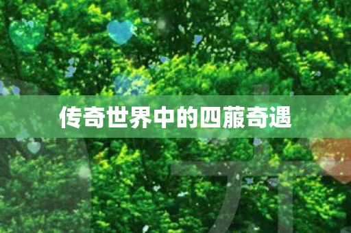 传奇世界中的四菔奇遇图片