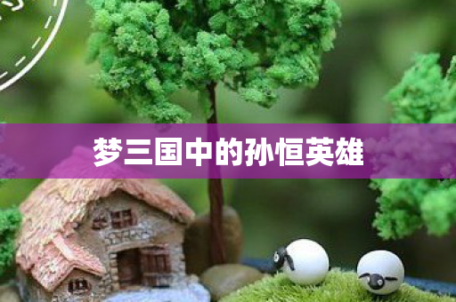 梦三国中的孙恒英雄图片
