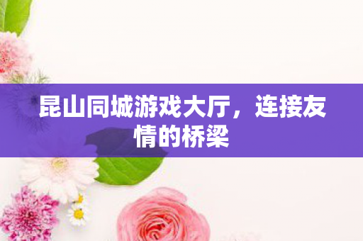 昆山同城游戏大厅图片