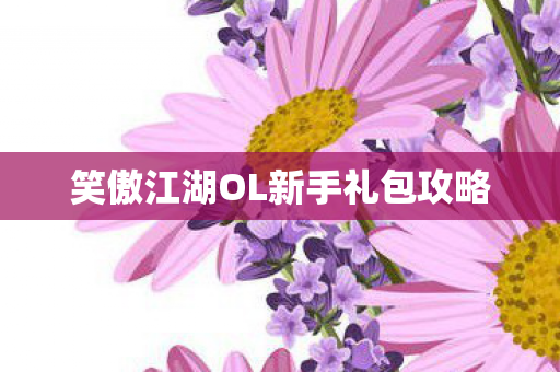 笑傲江湖OL新手礼包攻略图片