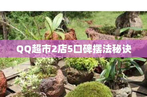 QQ超市2店5口碑摆法秘诀图片