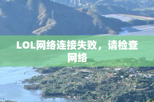 LOL网络连接失败图片