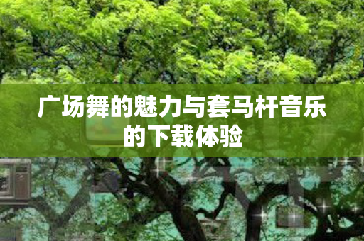 广场舞的魅力与套马杆音乐的下载体验图片