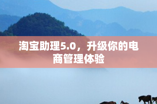 升级你的电商管理体验图片