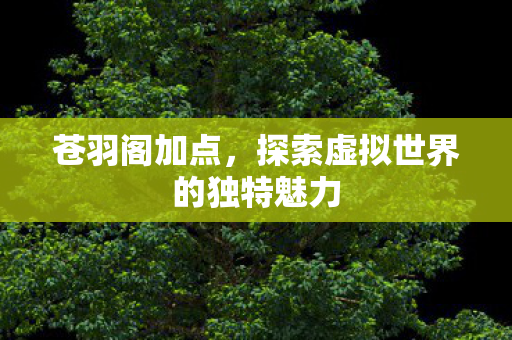 探索虚拟世界的独特魅力图片