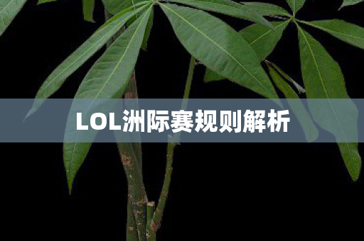 LOL洲际赛规则解析图片
