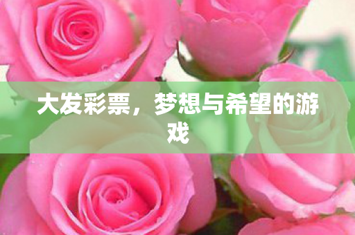 梦想与希望的游戏图片
