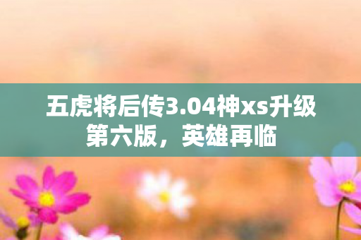 04神xs升级第六版图片