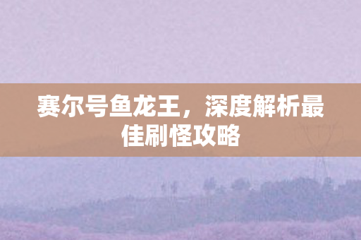 深度解析最佳刷怪攻略图片