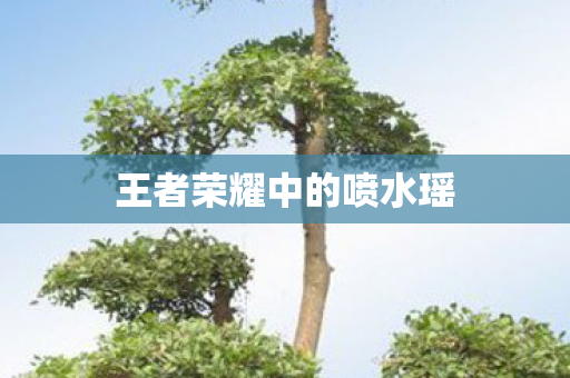 王者荣耀中的喷水瑶图片