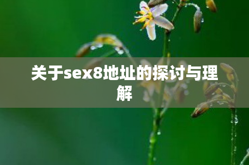 关于sex8地址的探讨与理解图片
