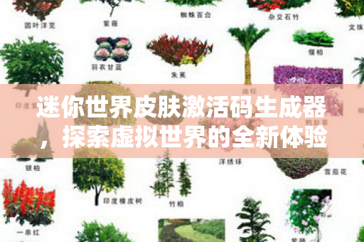 迷你世界皮肤激活码生成器图片