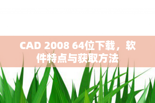 CAD 2008 64位下载图片