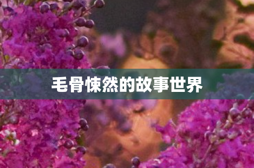 毛骨悚然的故事世界图片