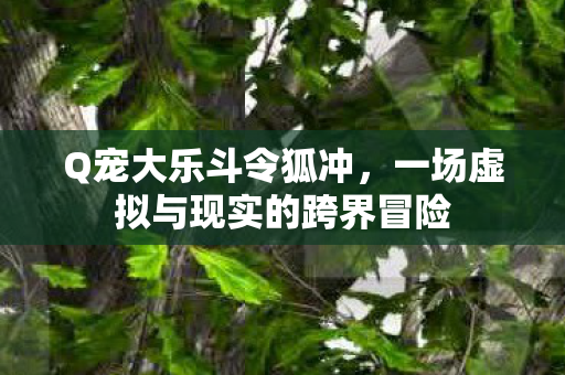 一场虚拟与现实的跨界冒险图片